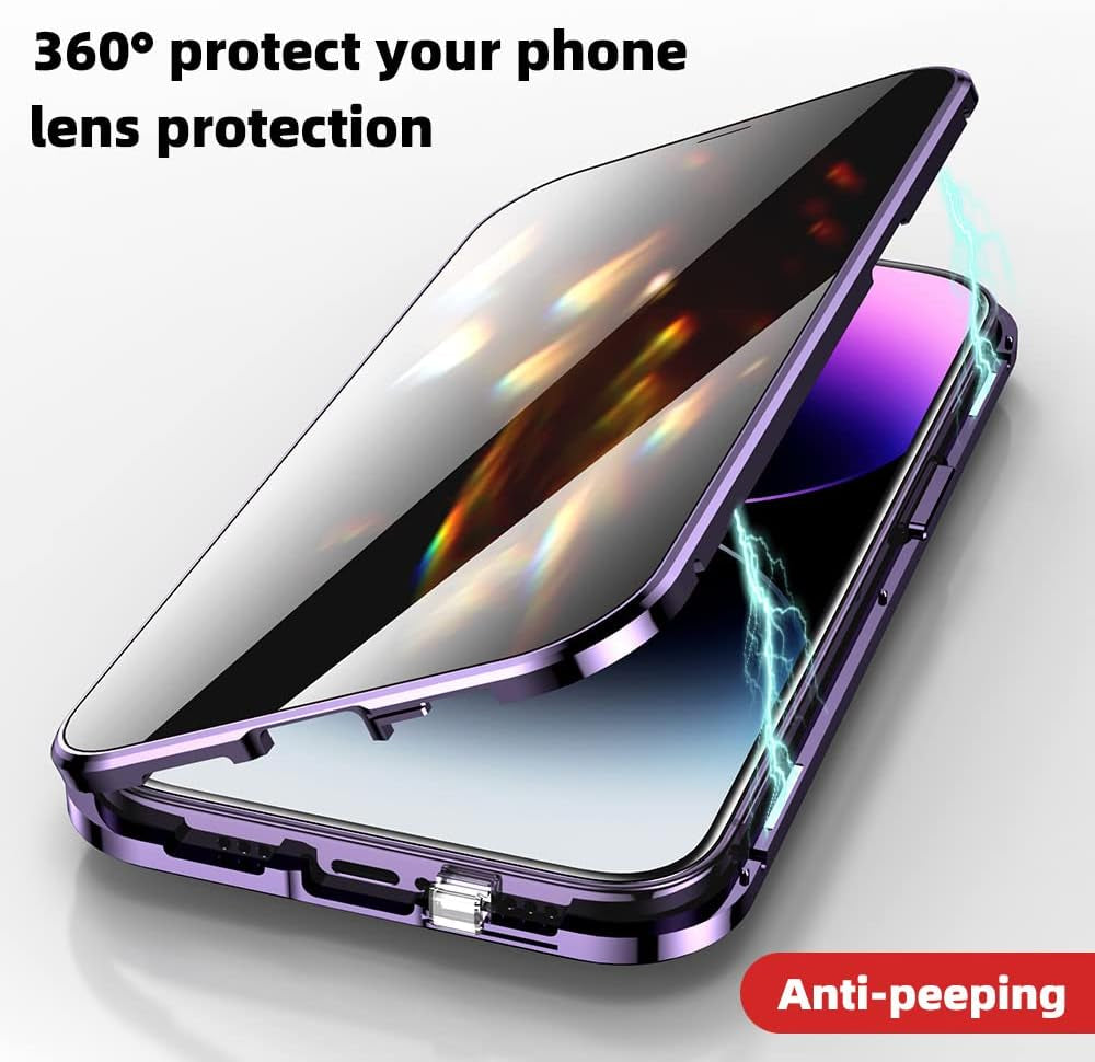 Anti-Peep Privacy Magnetic Adsorption Case for iPhone