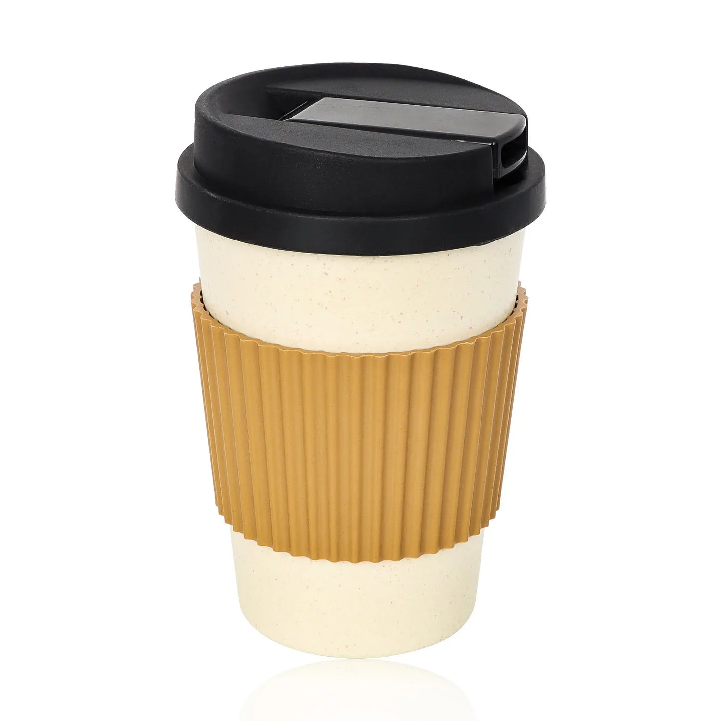 Biodegradable Coffee Cup with Pipe * Eco Friendly