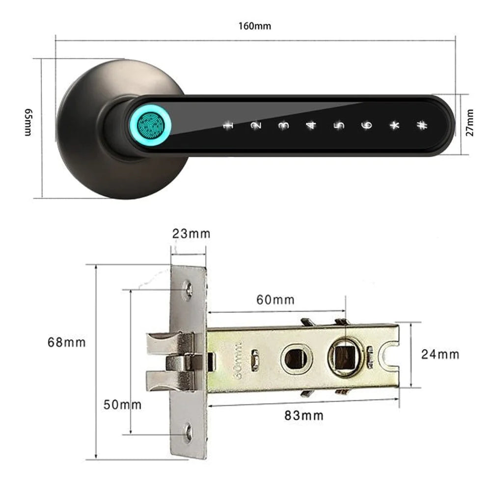 Fingerprint Door Lock Handle - UPGRADE YOUR DOOR LOCK TO THE DIGITAL AGE
