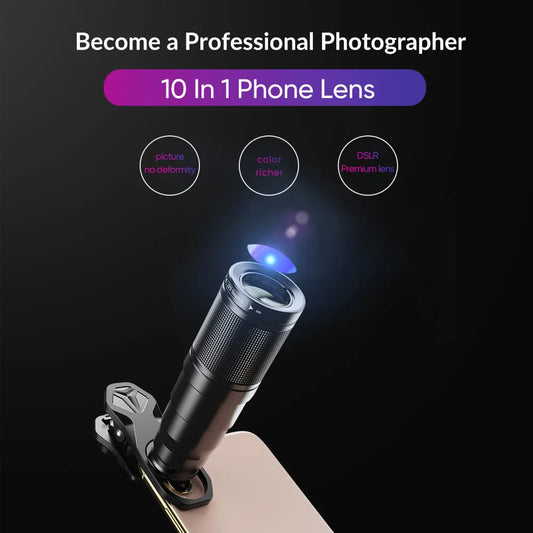 APEXEL Telescope Zoom Kit | Mobile Phone Lens Kit | Low Cost Stuff